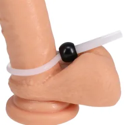 RockSolid by Doc Johnson Cockring Lasso Single Blanc